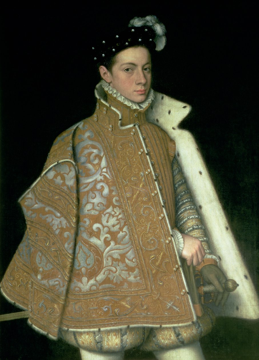 Alessandro Farnese (1546-92), später Gouverneur der Niederlande (1578-86), Sohn von Margarete von Parma (1522-86) und Ottavio Farnese, Herzog von Parma (1520-86), ca. 1561 von Sofonisba Anguissola
