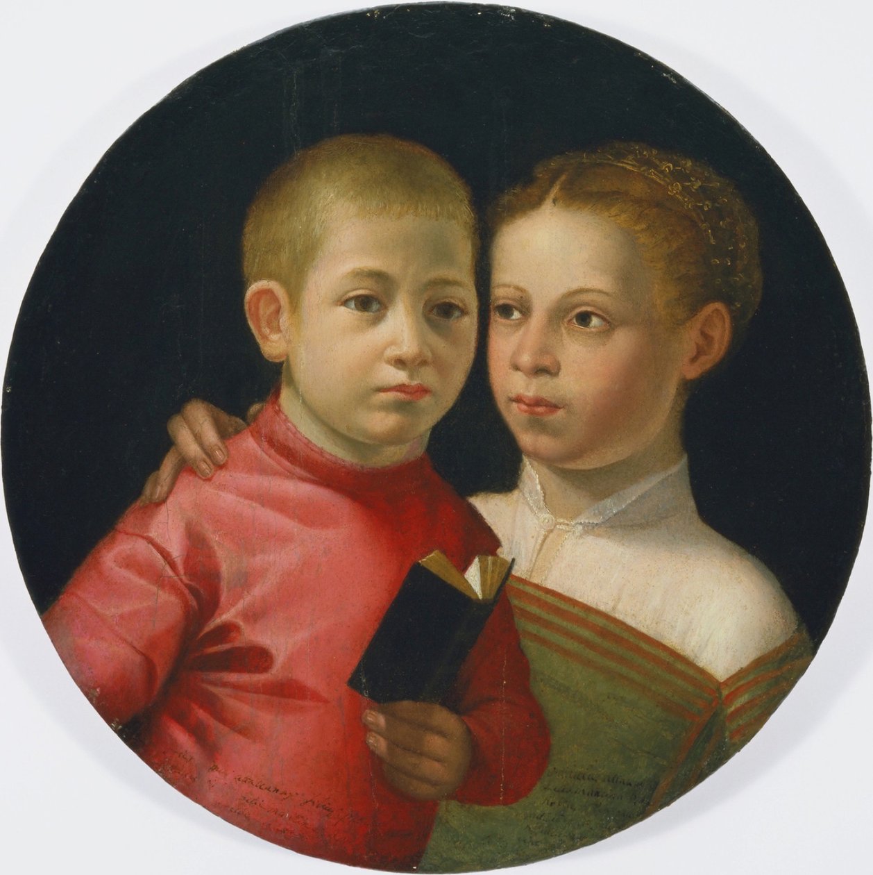 Doppelporträt eines Jungen und eines Mädchens der Familie Attavanti von Sofonisba Anguissola