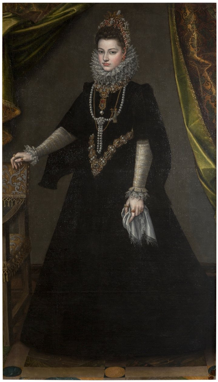 Infantin Isabella Clara Eugenia (1566-1633) Porträt der Infantin Isabella Clara Eugenia von Sofonisba Anguissola