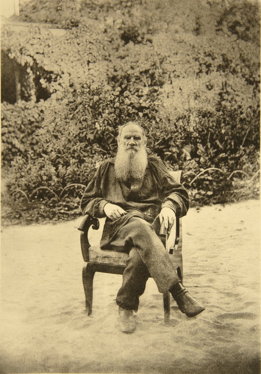 Russischer Autor Leo Tolstoi, Jasnaja Poljana, nahe Tula, Russland von Sophia Andreevna Tolstaya