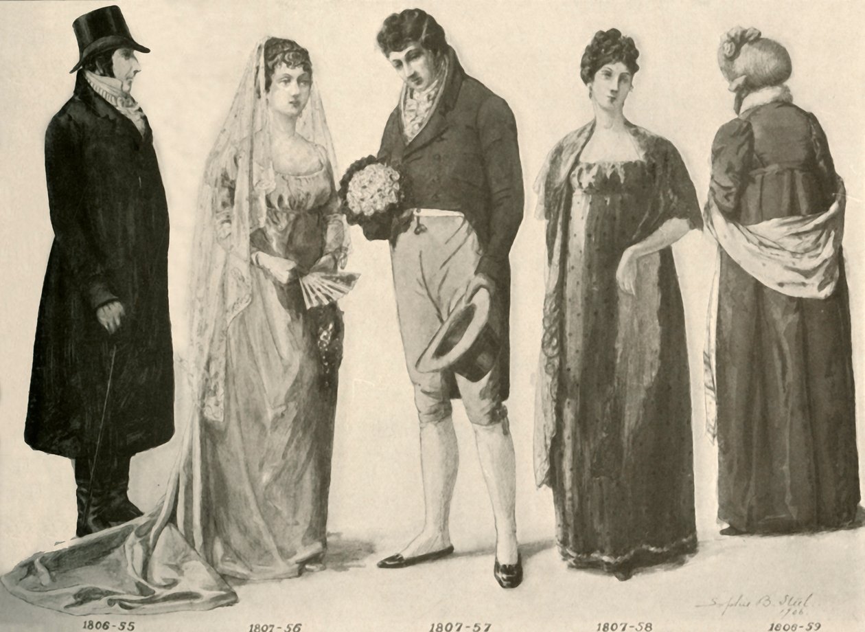 Kleidung von 1800-1808, 1903, 1937 von Sophie B. Steel