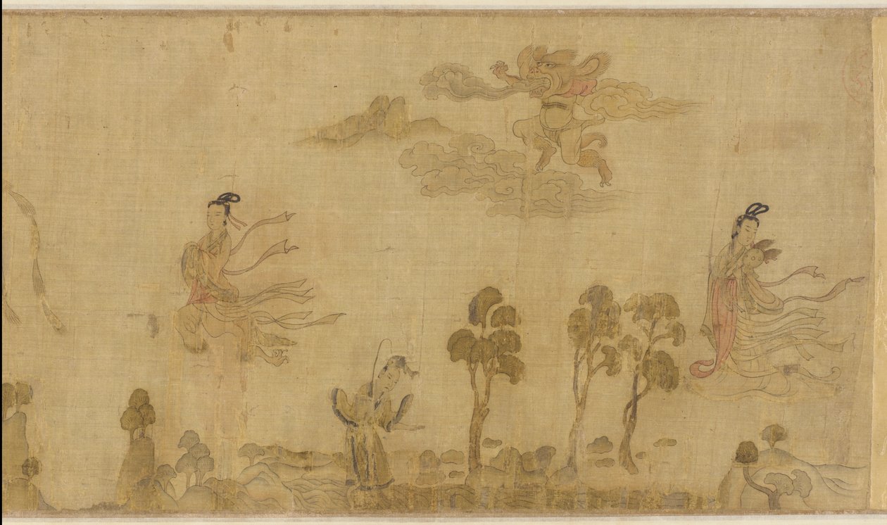 Nymphe des Luo-Flusses, Mitte 12. bis Mitte 13. Jahrhundert von Southern Song Dynasty Chinese School