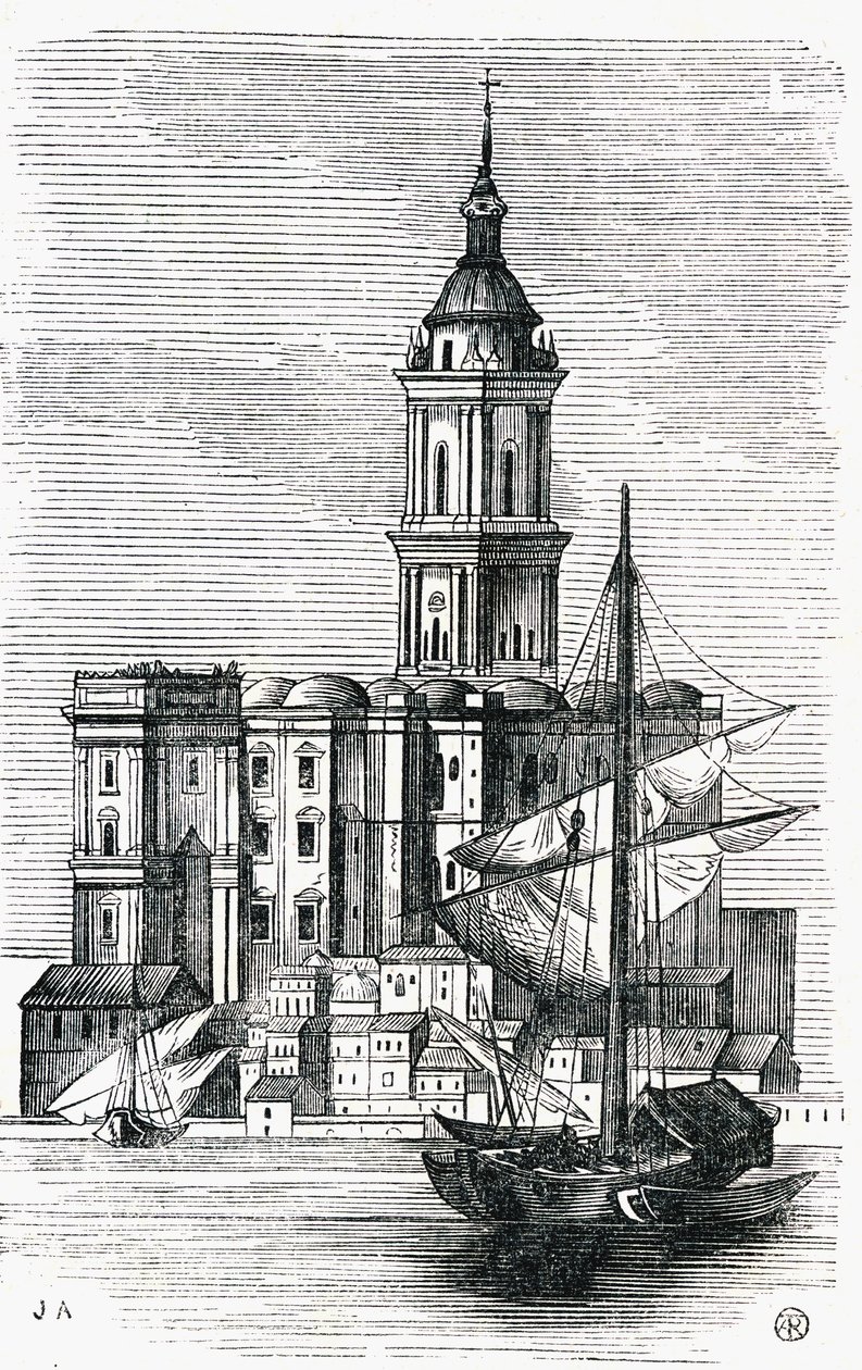 Kathedrale von Malaga, Spanien, Mitte des 19. Jahrhunderts von Spanish School