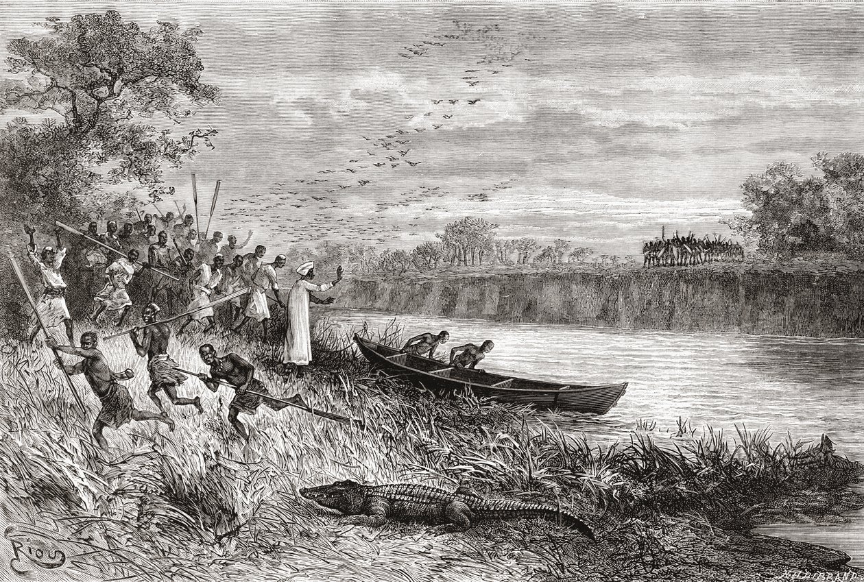Der Ruaha-Fluss, Tansania, aus 
