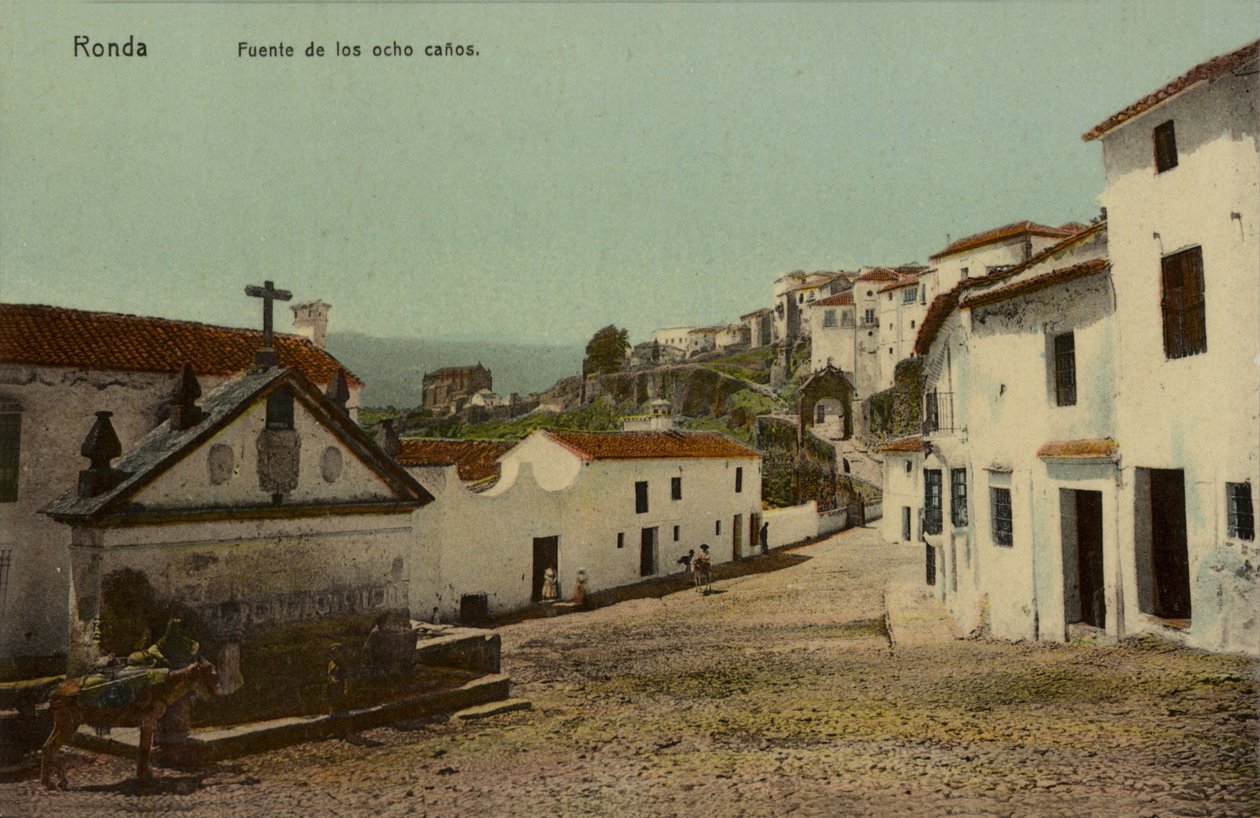 Brunnen der acht Ausgüsse, Ronda, Spanien von Spanish Photographer