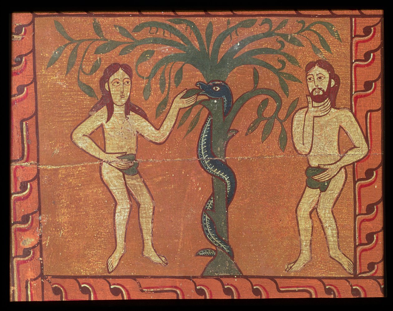 Adam und Eva, vom Sagars-Altar von Spanish School