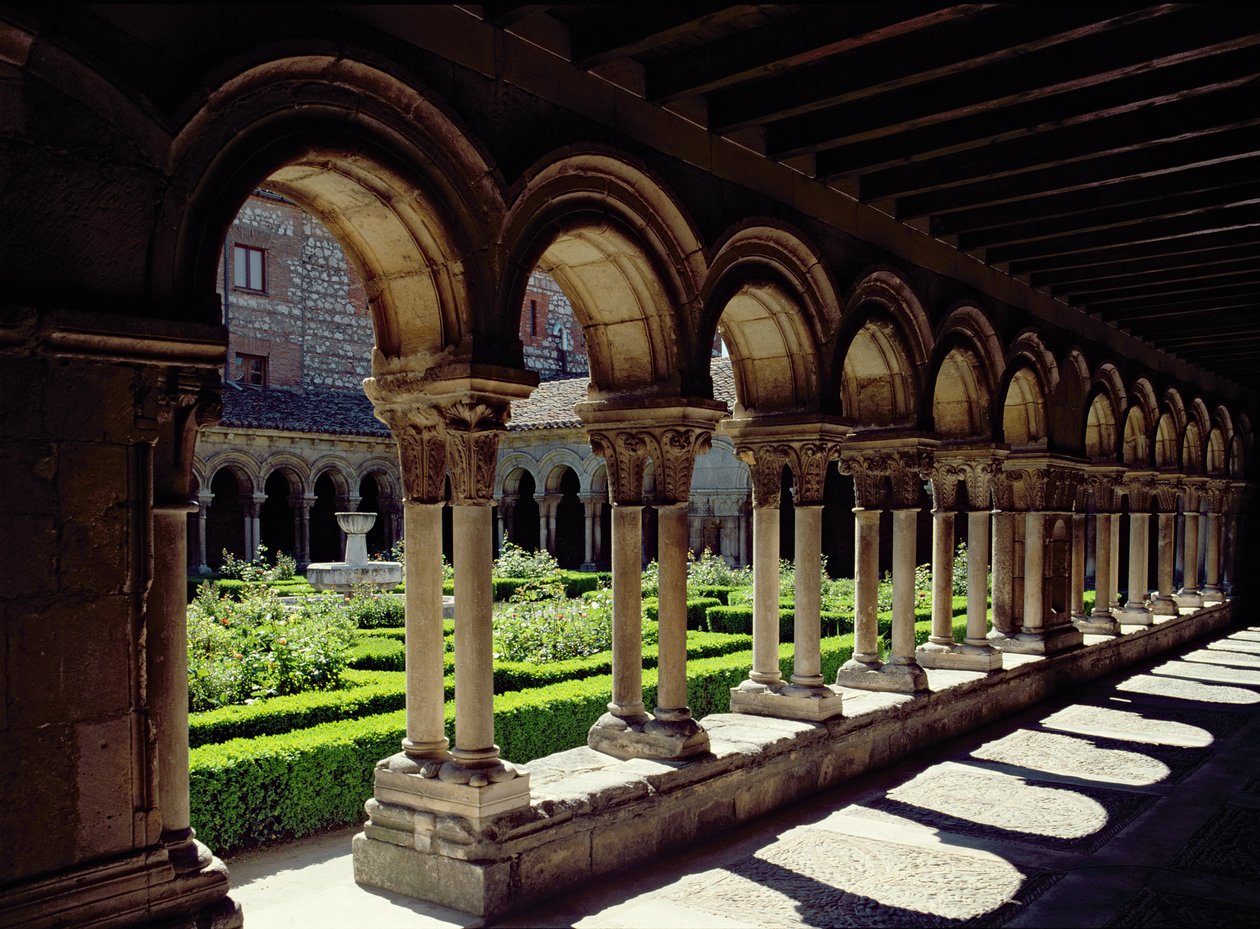 Gartenkreuzgang im Kloster Las Huelgas, ca. 1180 von Spanish School