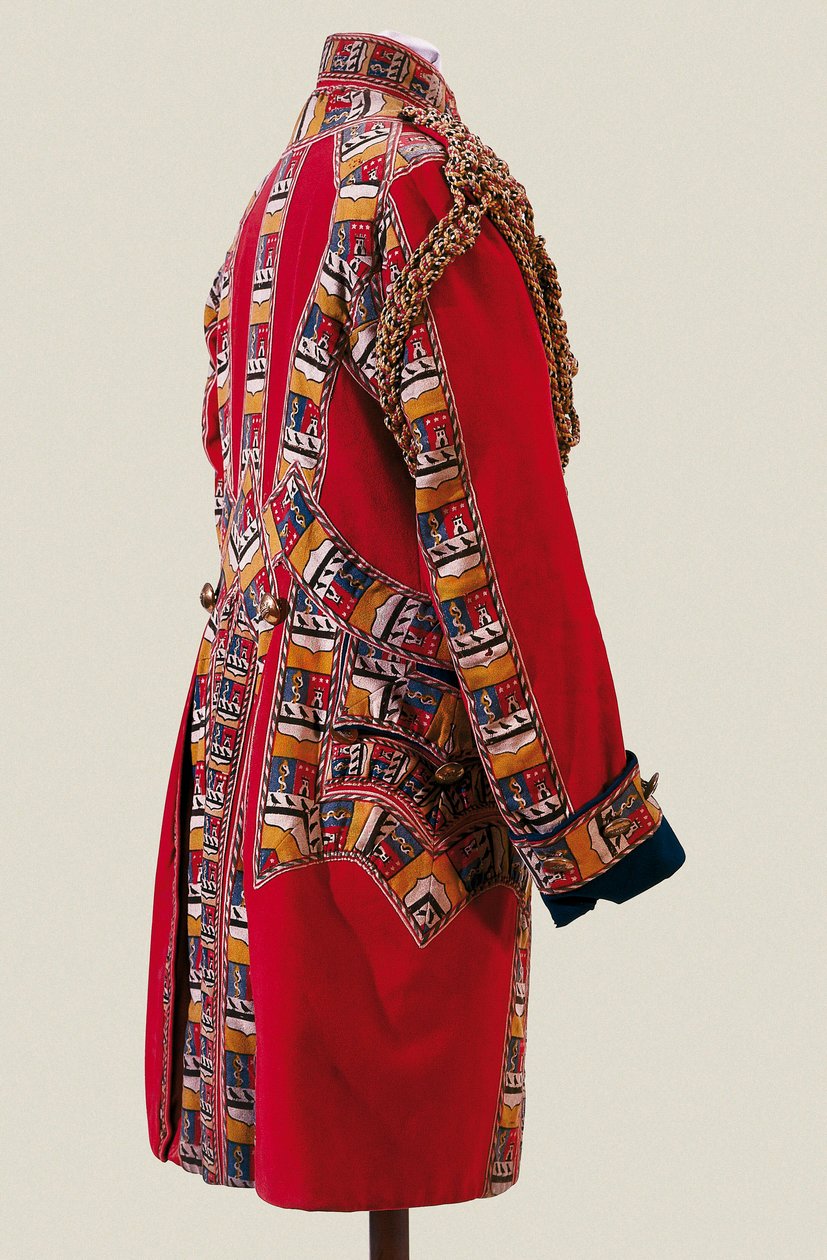Männerjacke aus der zweiten Hälfte des 18. Jahrhunderts, Barcelona. Bekleidungs- und Textilmuseum von Spanish School