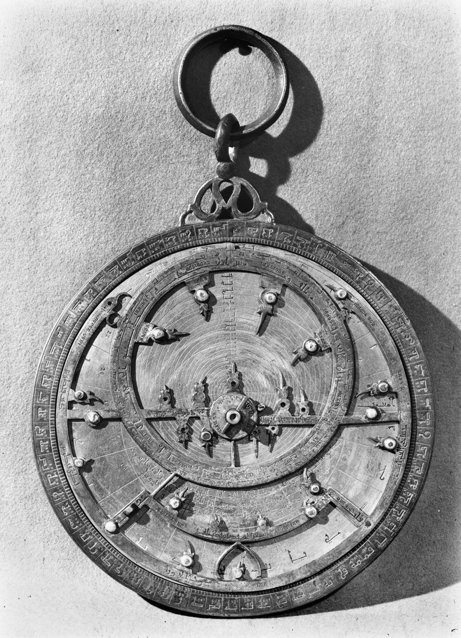 Maurisches Astrolabium, aus Córdoba, 1054 von Spanish School