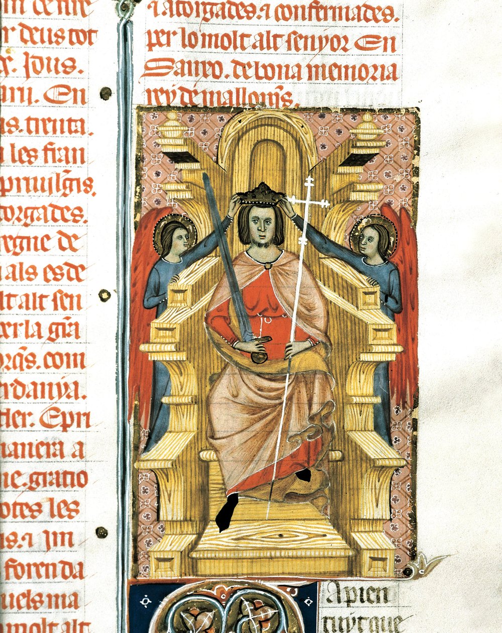 Porträt von James III. (Jaime III. von Mallorca) von Spanish School
