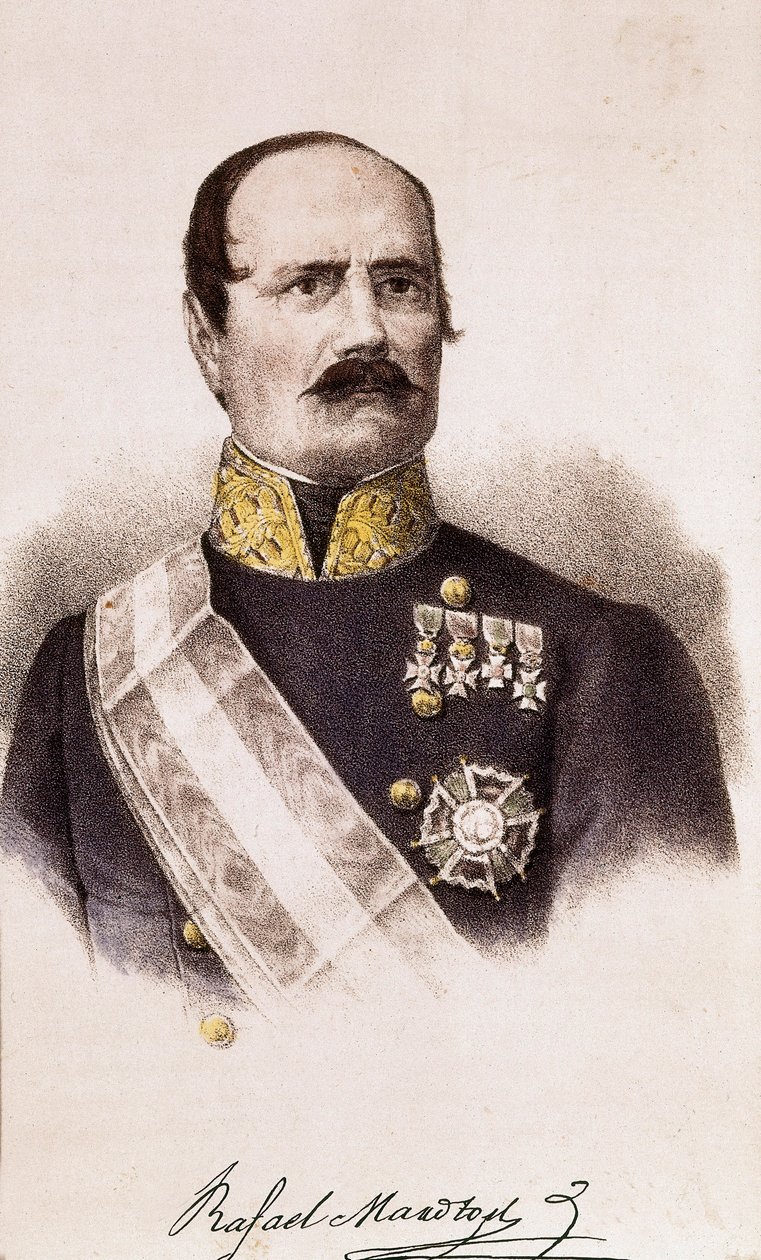 Porträt von Rafael Maroto (1783-1847), 19. Jahrhundert (Gravur) von Spanish School