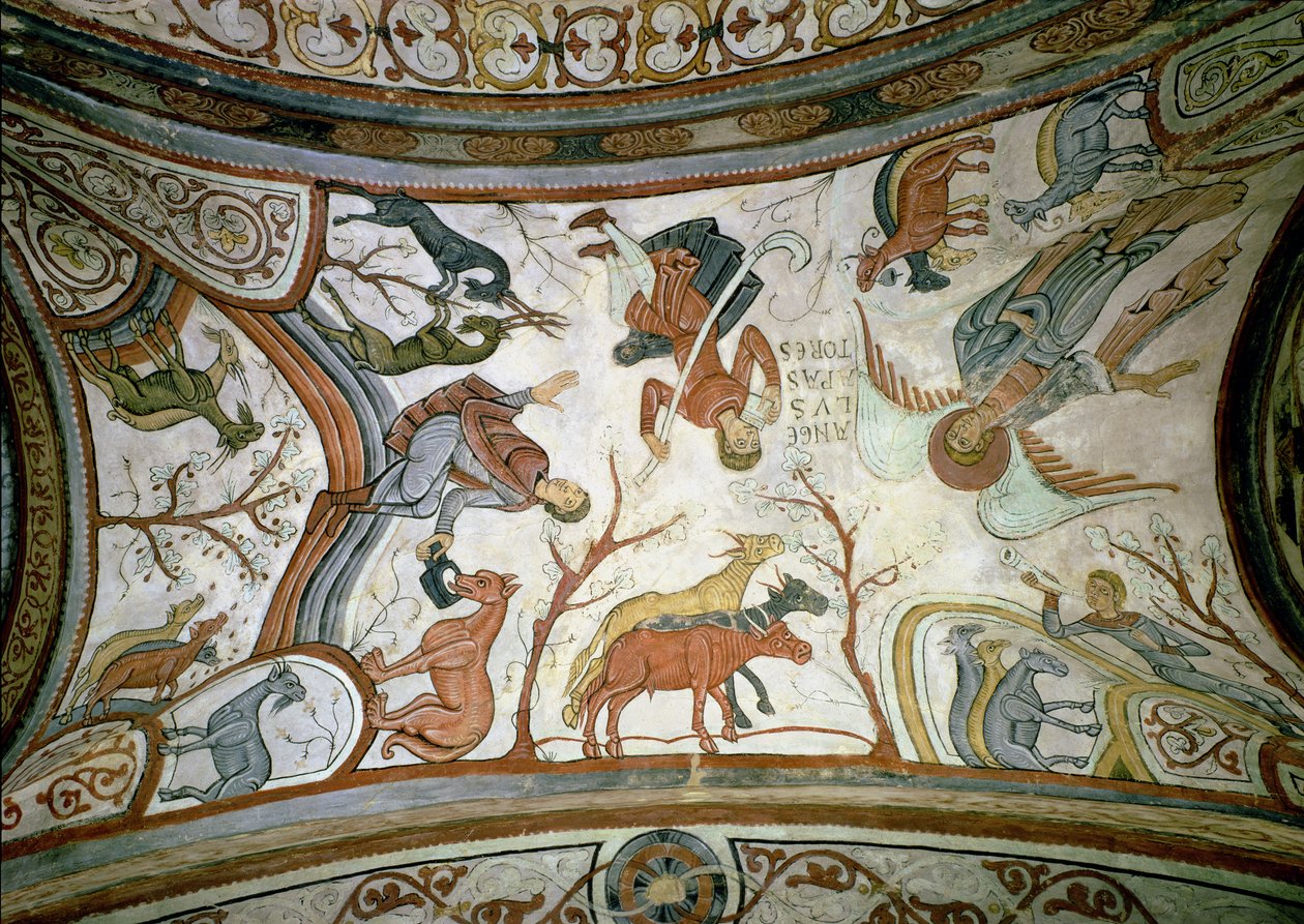 Die Verkündigung an die Hirten (Detail) von Spanish School