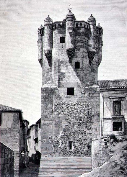 Der Turm des Schlüsselhalters, erbaut ca. 1480 in Plazuela de Menores, Salamanca von Spanish School
