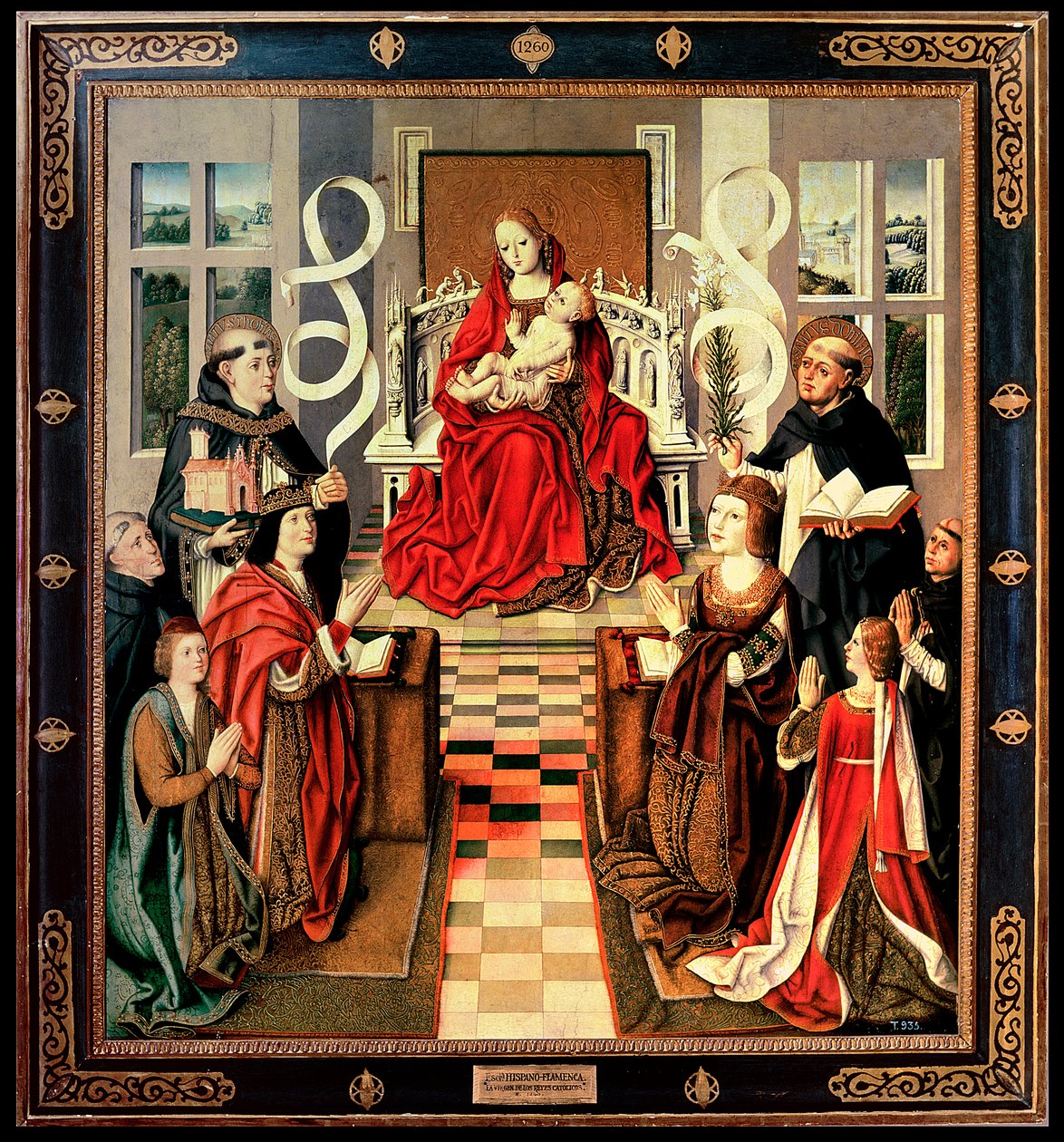 Die Jungfrau der katholischen Könige, ca. 1490 von Spanish School