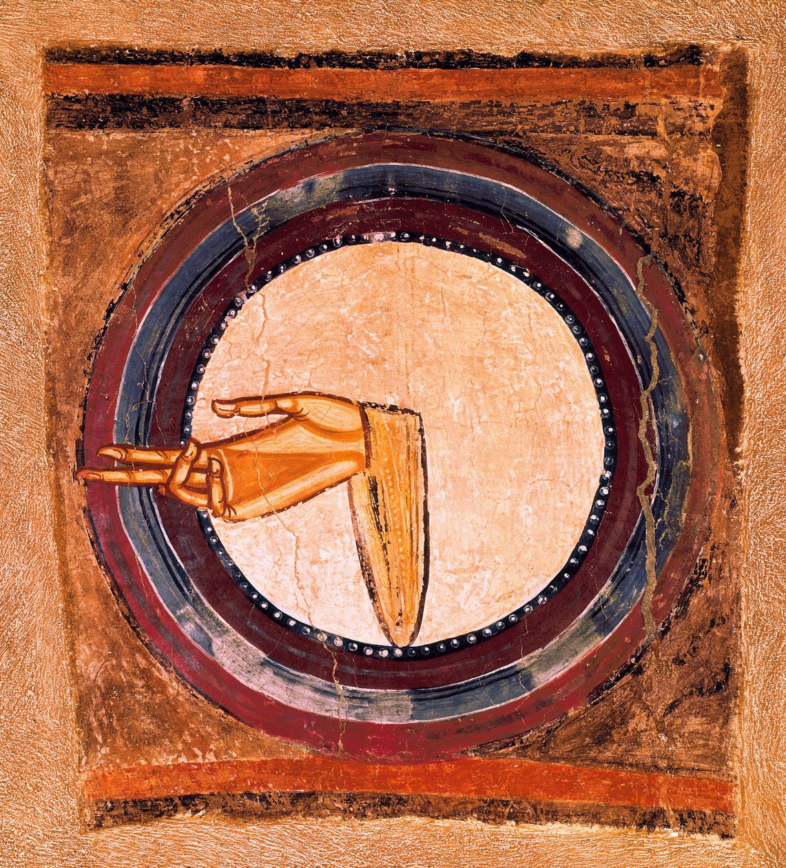Die Hand Gottes (Detail) von Spanish School