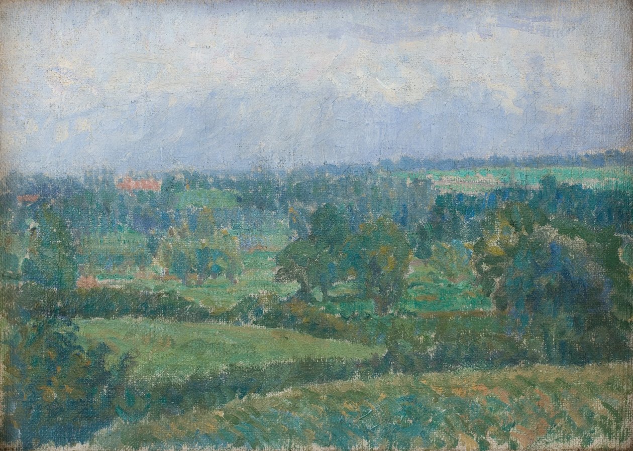 Landschaft auf dem Land, um 1909-10 von Spencer Frederick Gore