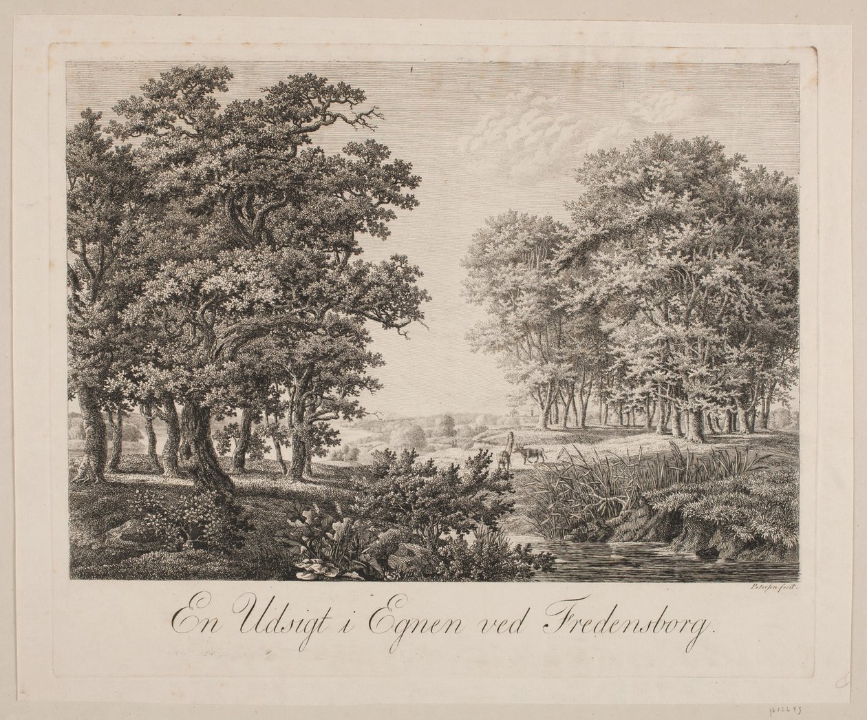 Eine Aussicht in der Gegend von Fredensborg von Søren Henrik Petersen