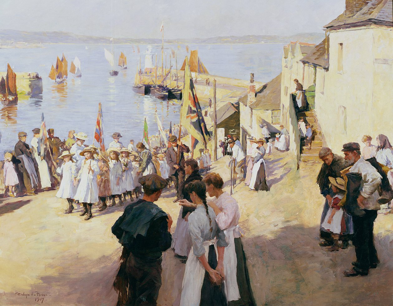 Festtag in Newlyn von Stanhope Alexander Forbes