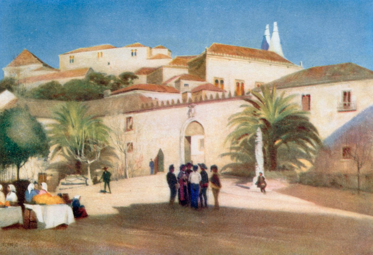 Eingang zum maurischen Palast, Cintra von Stanley Inchbold