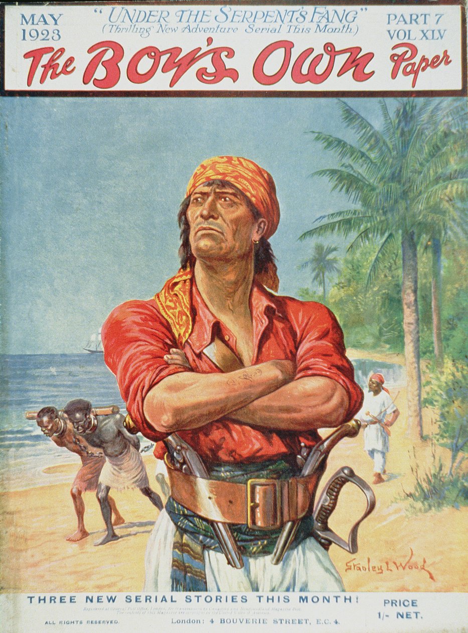 Eine Piratenfigur vom Titelblatt von 