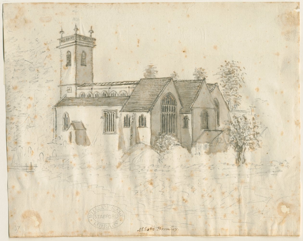Abbots Bromley Kirche von Stebbing Shaw