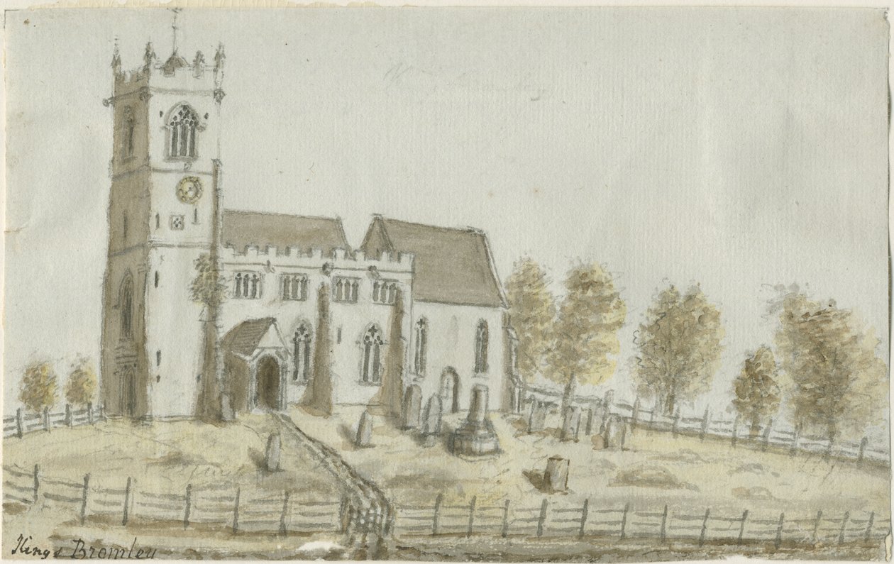 Kings Bromley Kirche von Stebbing Shaw