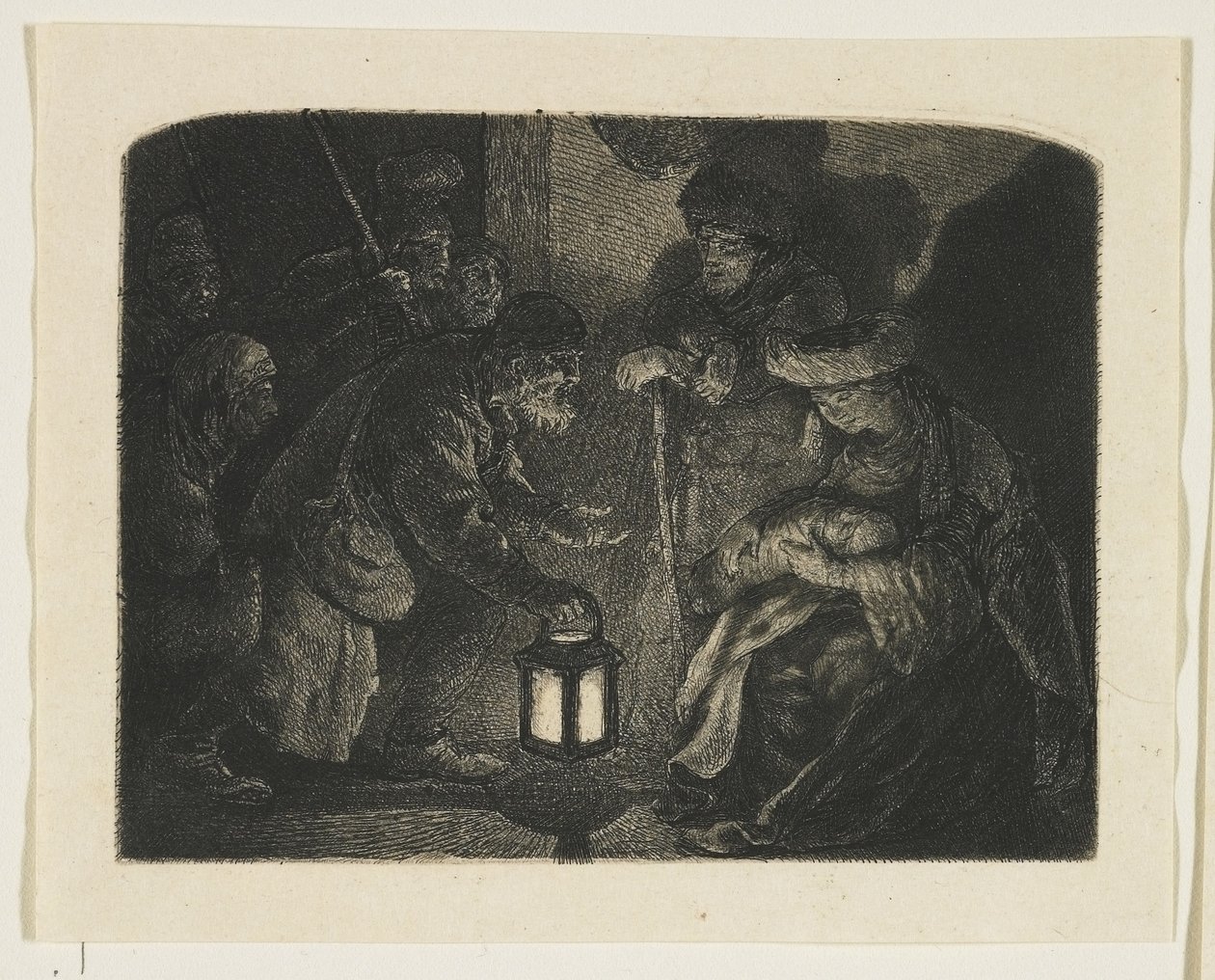 Anbetung der Hirten von Stefan Juliusz Norblin de la Gourdaine