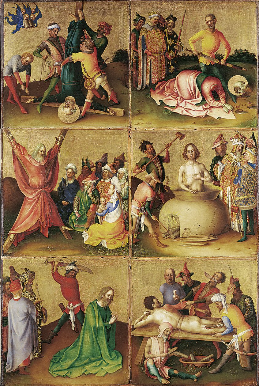 Stefan Lochner - Martyrium der Apostel von Stefan Lochner