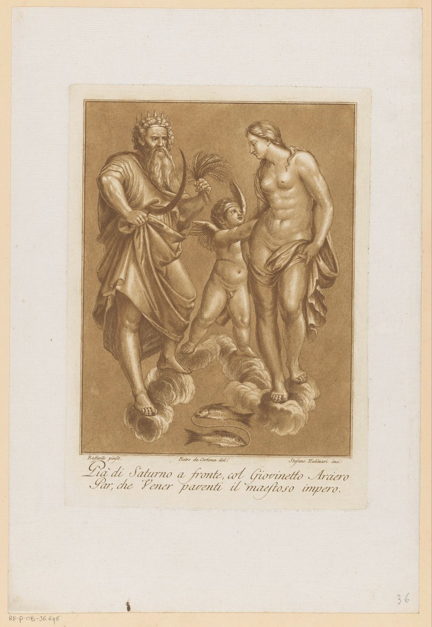 Saturn, Venus und Amor von Stefano Mulinari
