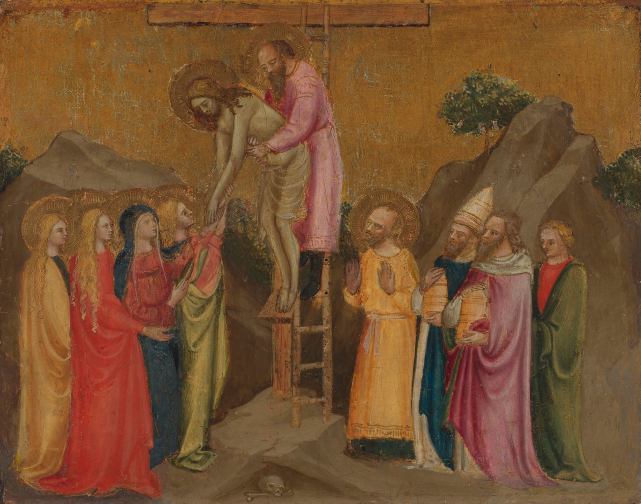 Abnahme vom Kreuz, 14. Jahrhundert von Stefano d