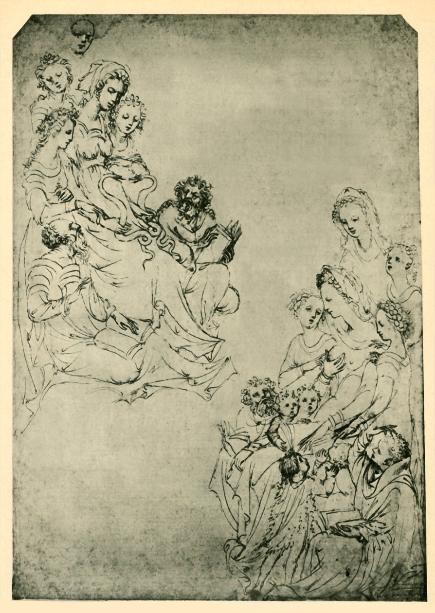 Allegorie der freien Künste: Logik und Grammatik von Stefano da Verona