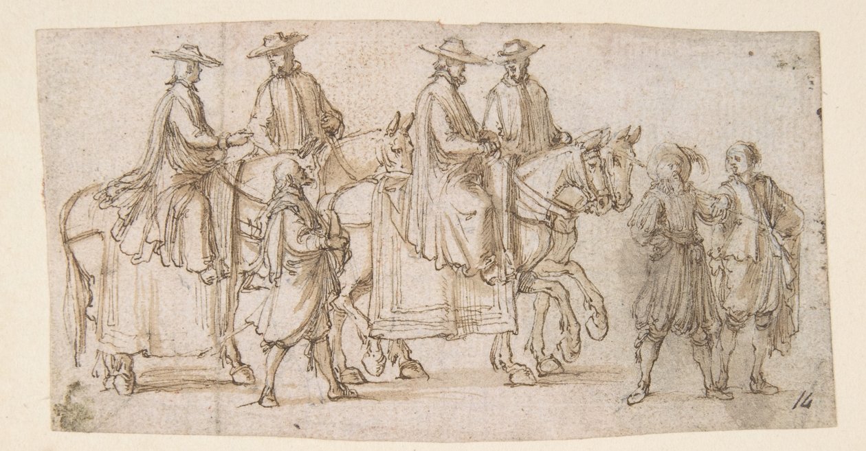Eine Prozession von Stefano della Bella