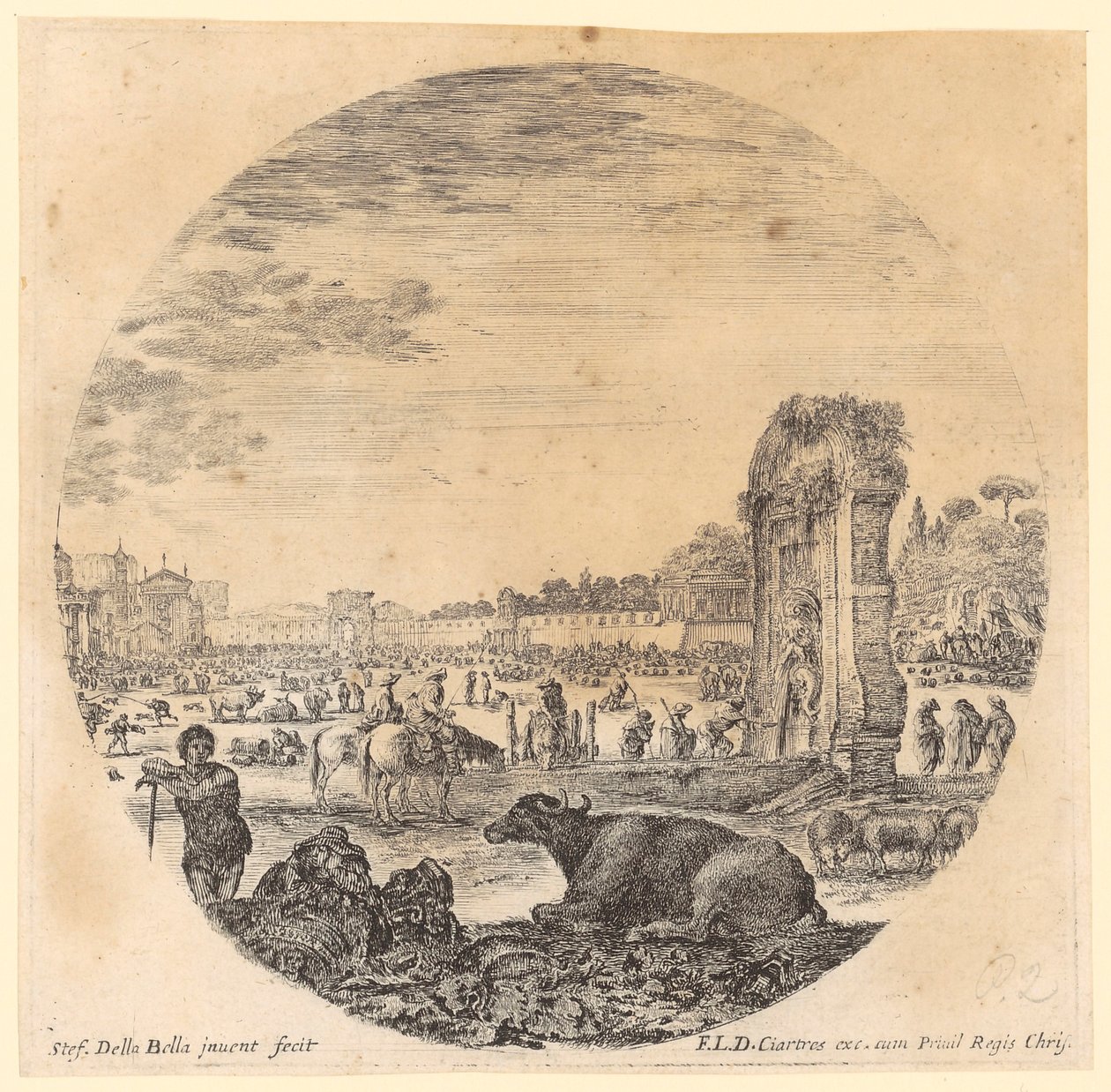 Campo Vaccino von Stefano della Bella