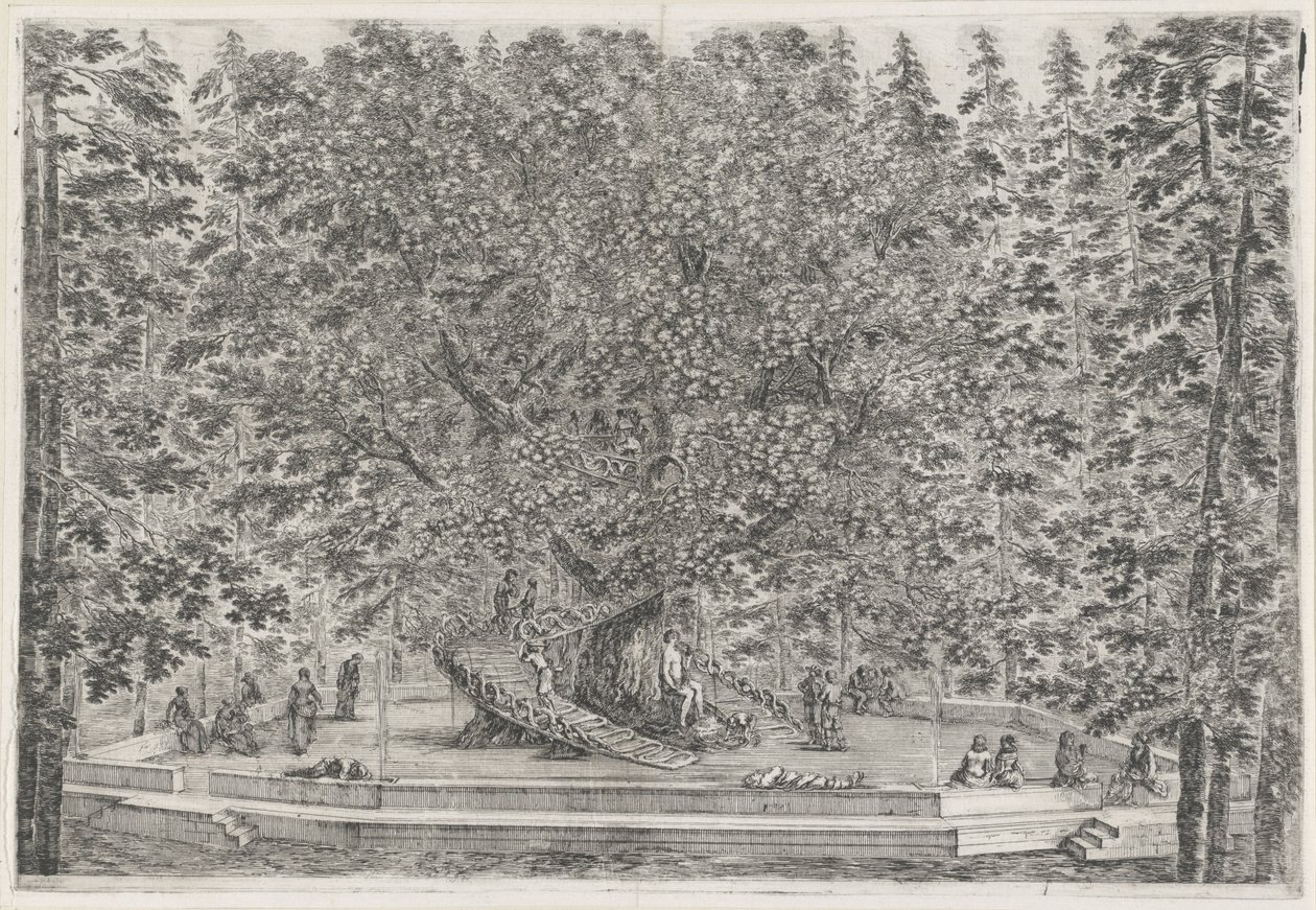 Der bewohnte Baum im Garten der Villa Pratolino von Stefano della Bella