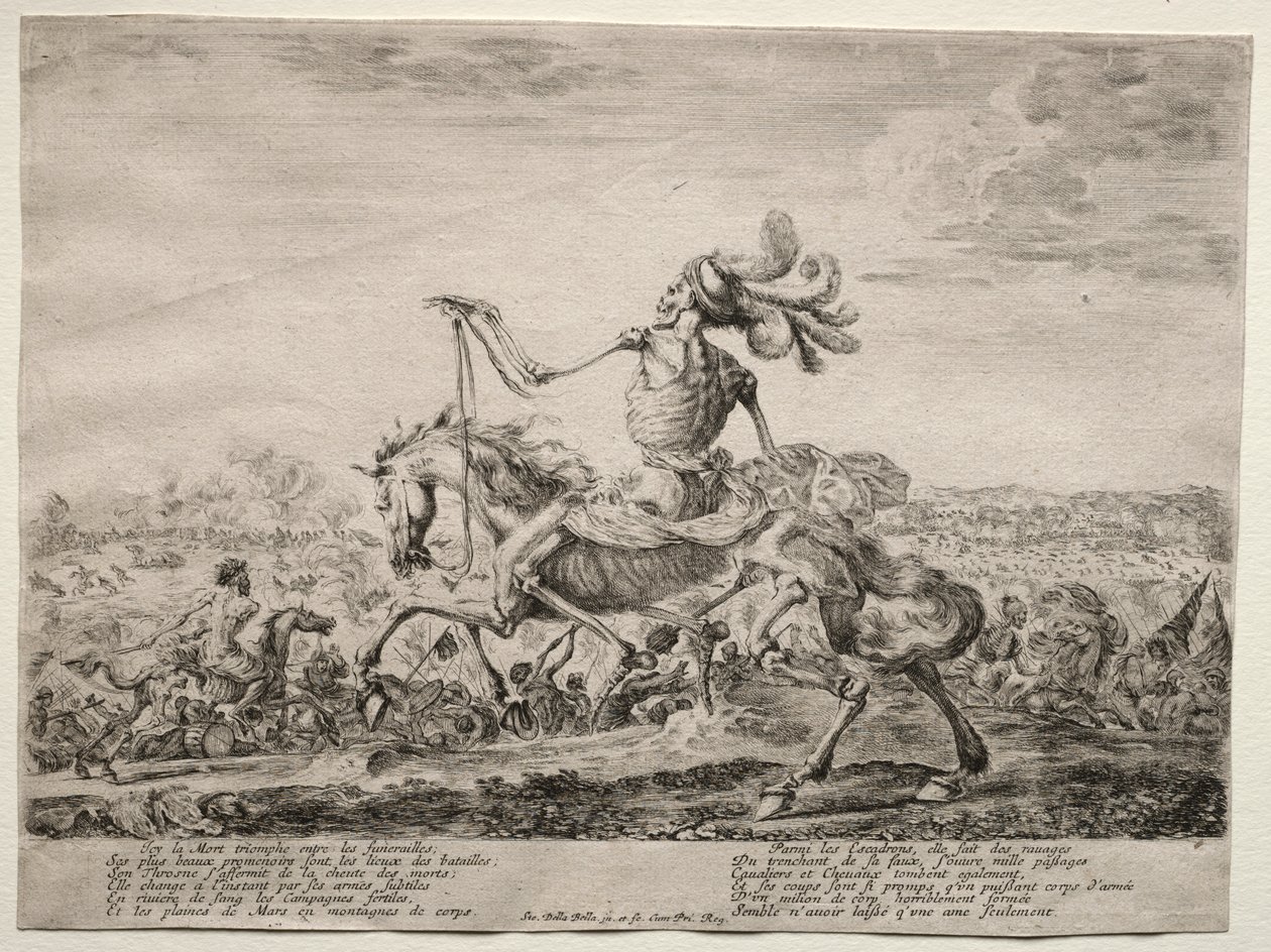 Tod auf dem Schlachtfeld von Stefano della Bella