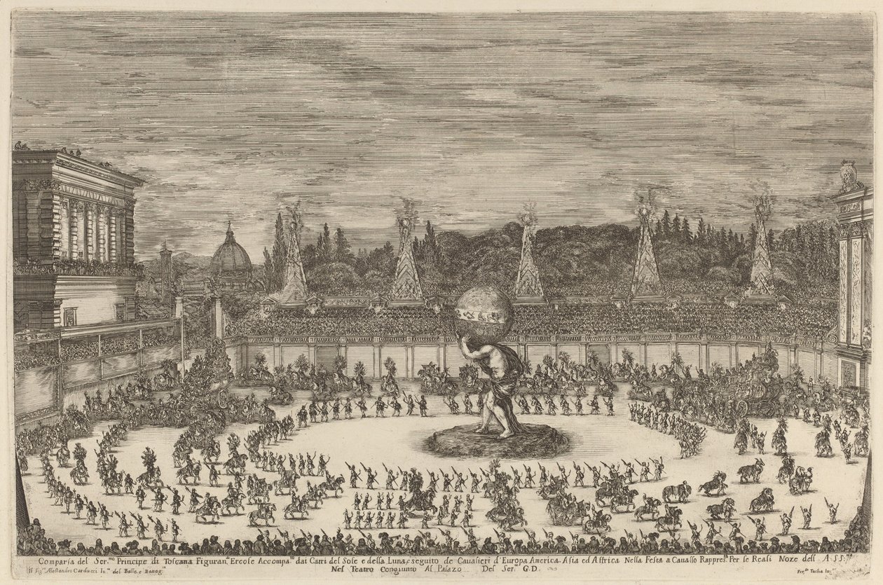 Eingang des Prinzen der Toskana von Stefano della Bella