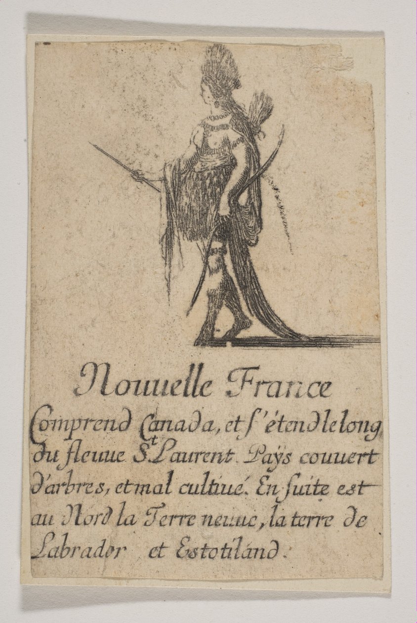 Nouvelle France, 1644 von Stefano della Bella