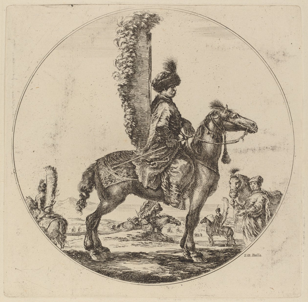 Polnischer Husar von Stefano della Bella