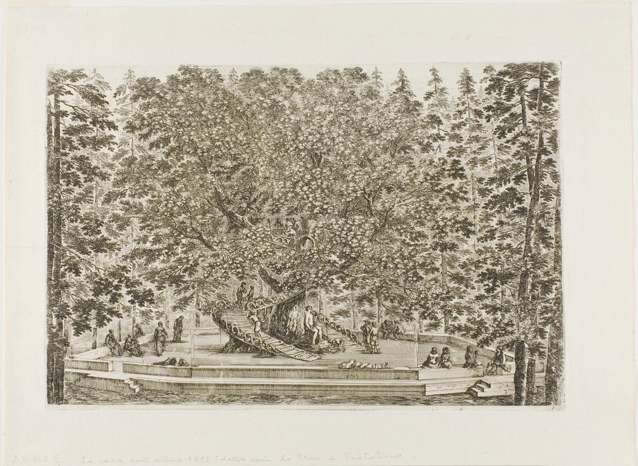 Der Brunnen der Eiche von Stefano della Bella