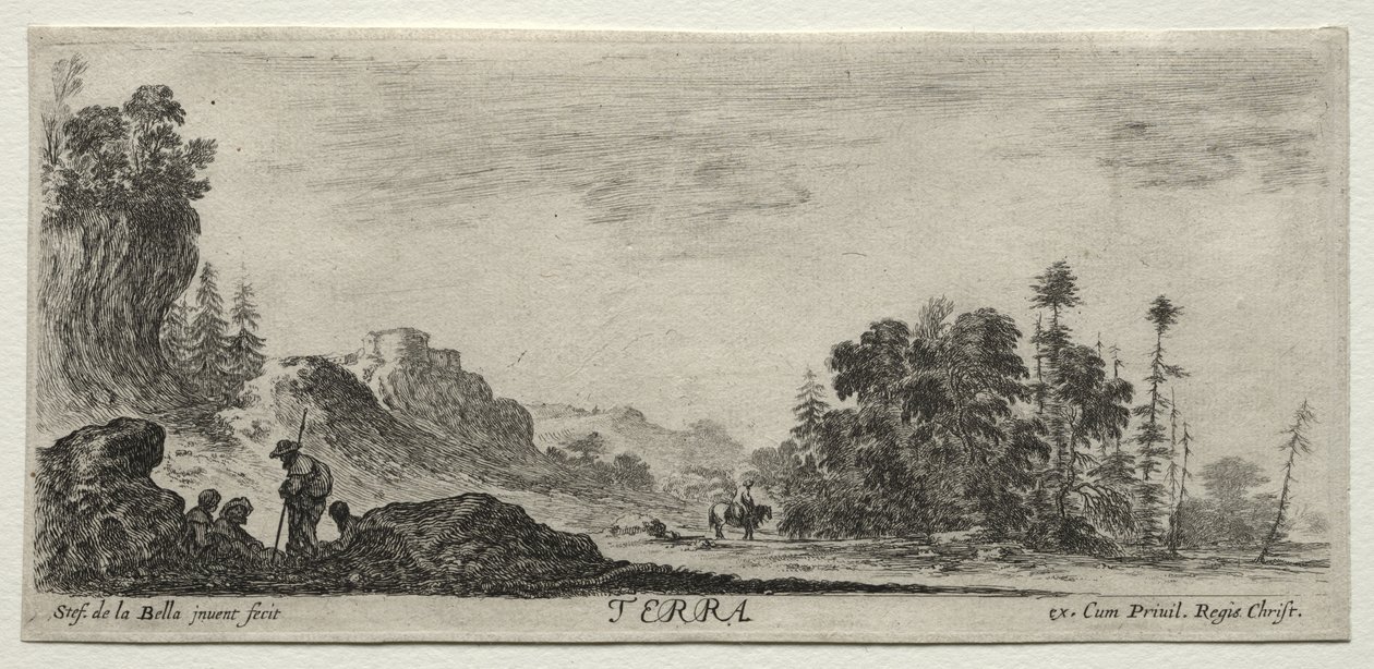 Die vier Elemente von Stefano della Bella