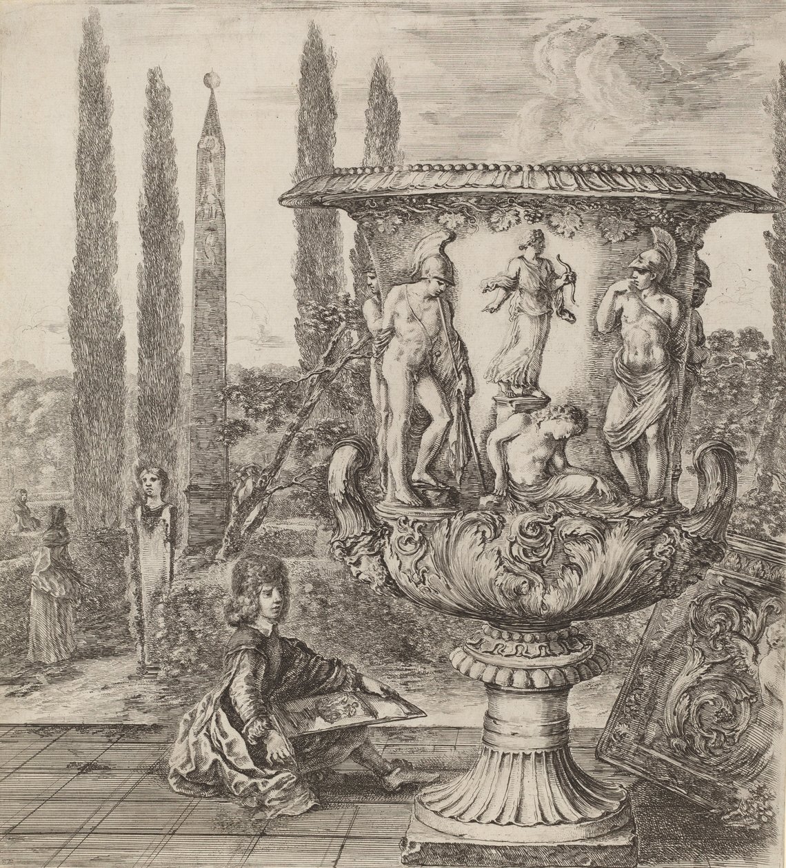 Die Vase der Medici, 1656 von Stefano della Bella