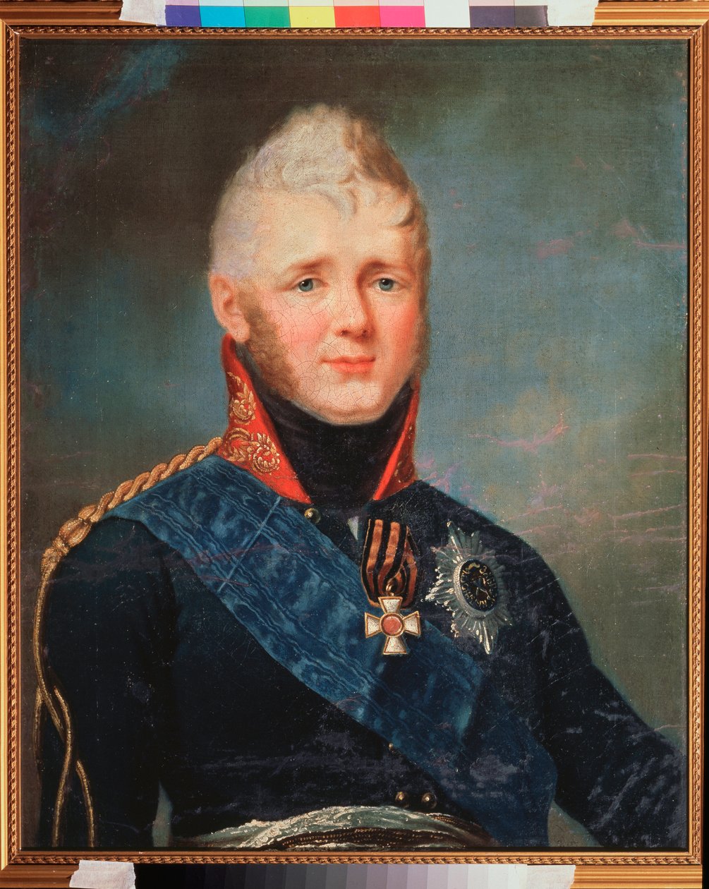 Porträt von Kaiser Alexander I., Zar von Russland von Stepan Semenovich Shchukin