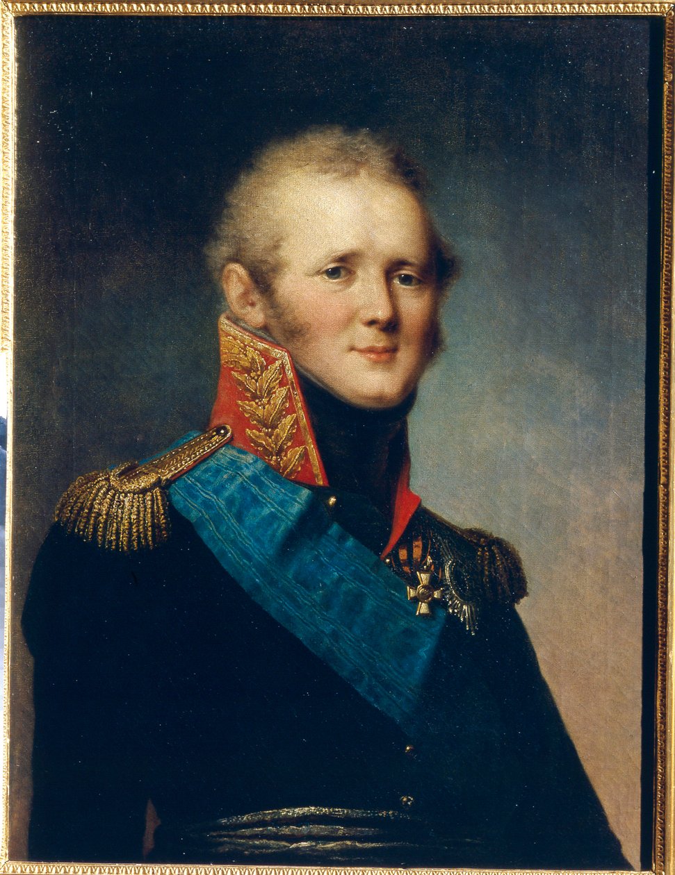 Porträt von Kaiser Alexander I (1777-1825) von Stepan Semenovich Shchukin
