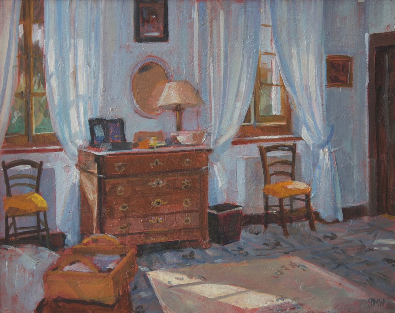 Französisches Schlafzimmer, 2005 von Sue Wales