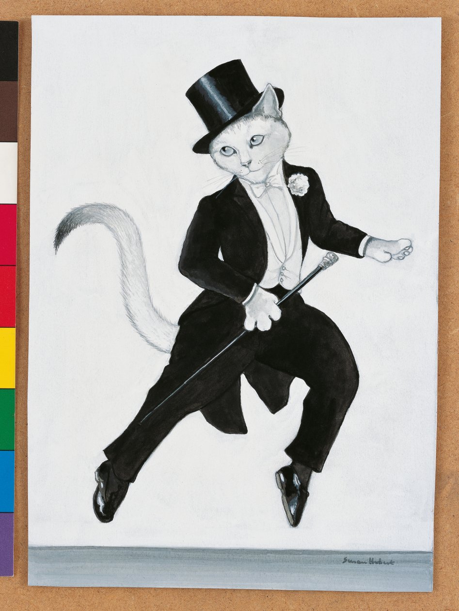 Illustration aus Cats Galore! A Compendium of Cultured Cats von Susan Herbert