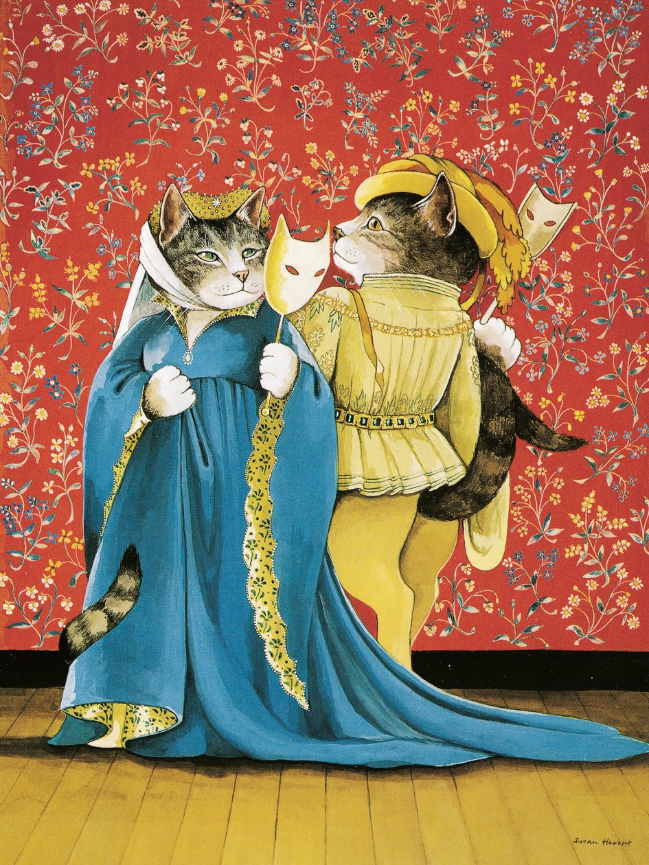 Illustration aus Shakespeare Cats: Poster Book von Susan Herbert