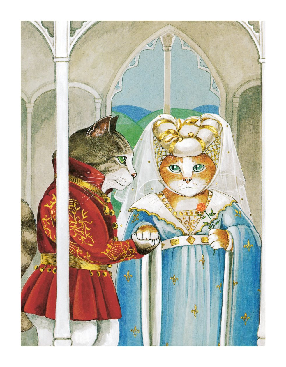 Illustration aus Shakespeare Cats: Poster Book von Susan Herbert