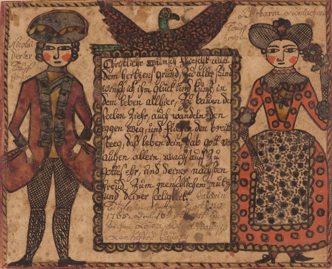 Taufwunsch für Catarina Titzlir von Sussel Washington Artist