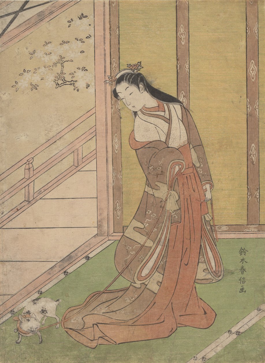 Onna San no Miya die dritte Prinzessin, 1768-70 von Suzuki Harunobu