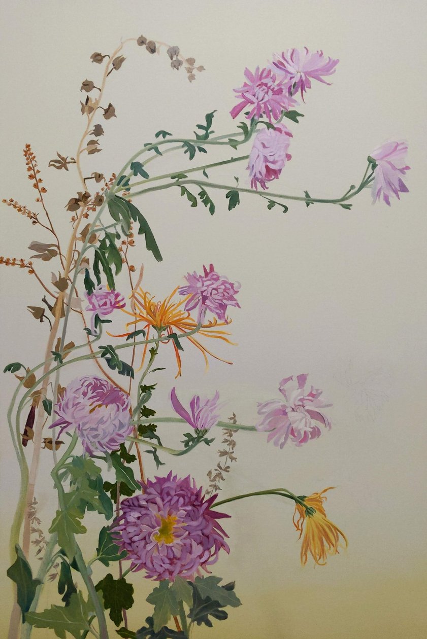 Chrysanthemen, 2022 von Suzy Fasht